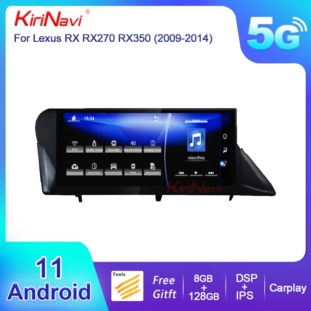 

KiriNavi 10.25" Android 12 Car Radio For Lexus RX RX270 RX350 RX450h Auto GPS Navigation Car Dvd Multimedia Player 4G 2009-2014