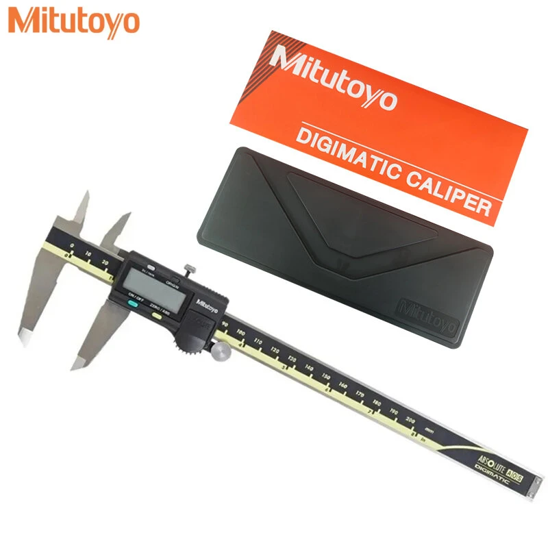 Calibrador digital original Mitutoyo, 6/8/12 pulgadas, 0-150/200/300 mm, calibrador de medición de alta precisión ABSOLUTE.
