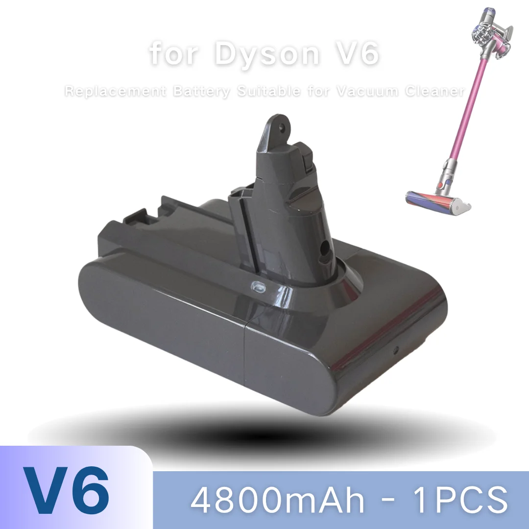 New Vacuum Cleaner rechargeable Battery for Dyson V6 Battery, V6 Series, V6 Absolute、V6 Fluffy、V6 Animal、V6 Motorhead