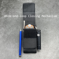 HARNDS Universal Nylon Knife Pliers Sheath Pouch Waist Belt Multi Tool Holster EDC Tools Storage Bag with Elastic Side Panels