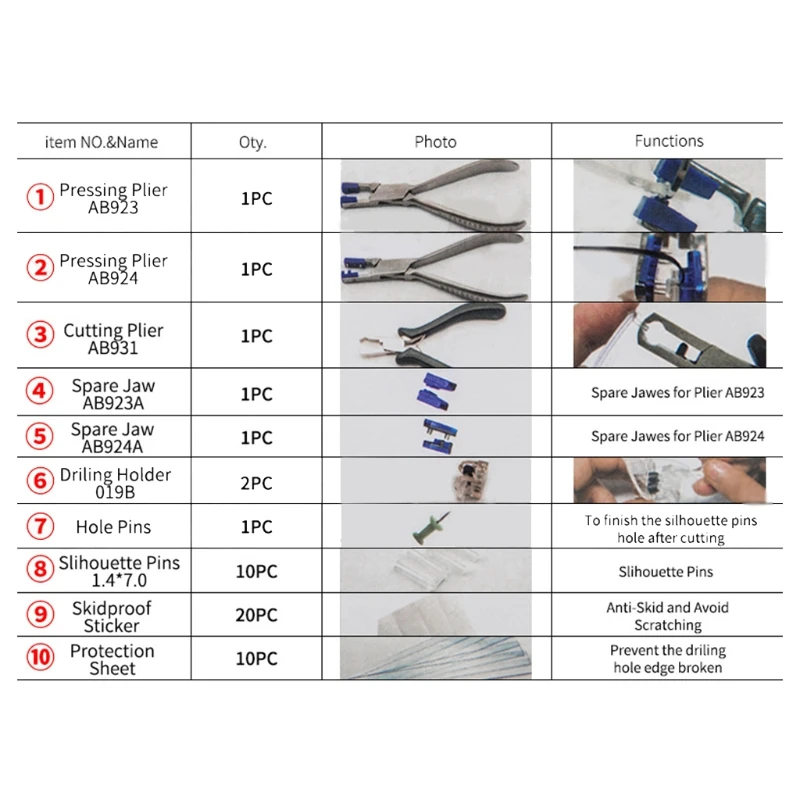 Glasses Frames Optical Tool Eyeglasses Frames Plier Repair for Repair Glasses Frames Glasses Repair Tool