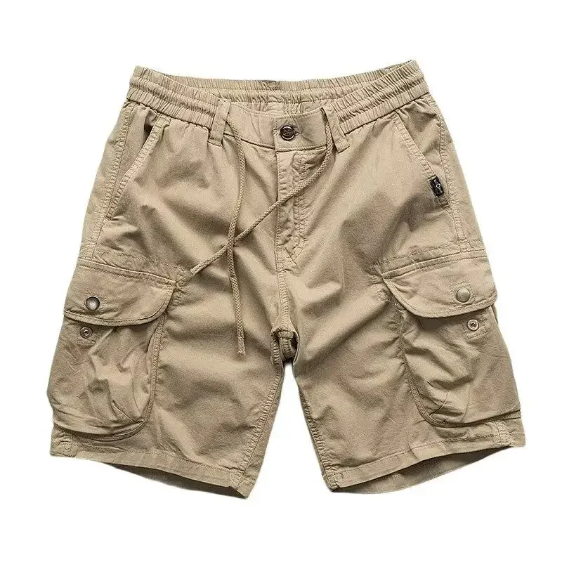 Weite Shorts für Herren Übergroße Vintage Herrenshorts für Sommerkleidung Herren Sport Bermuda Lauf- und Workout-Cargohosen – Detail 7