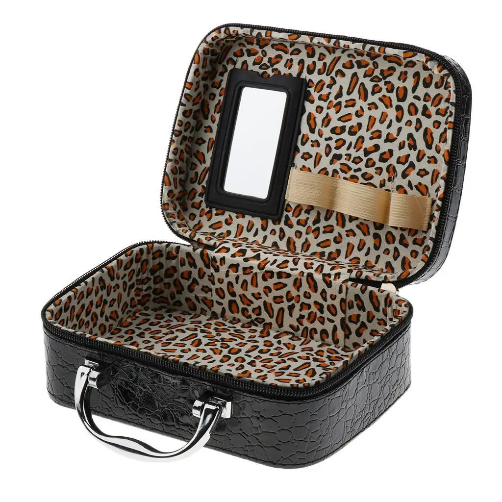 PU Travel Cosmetic Bag Makeup Case Toiletry Organizer Storage Pouch Box Red image 3