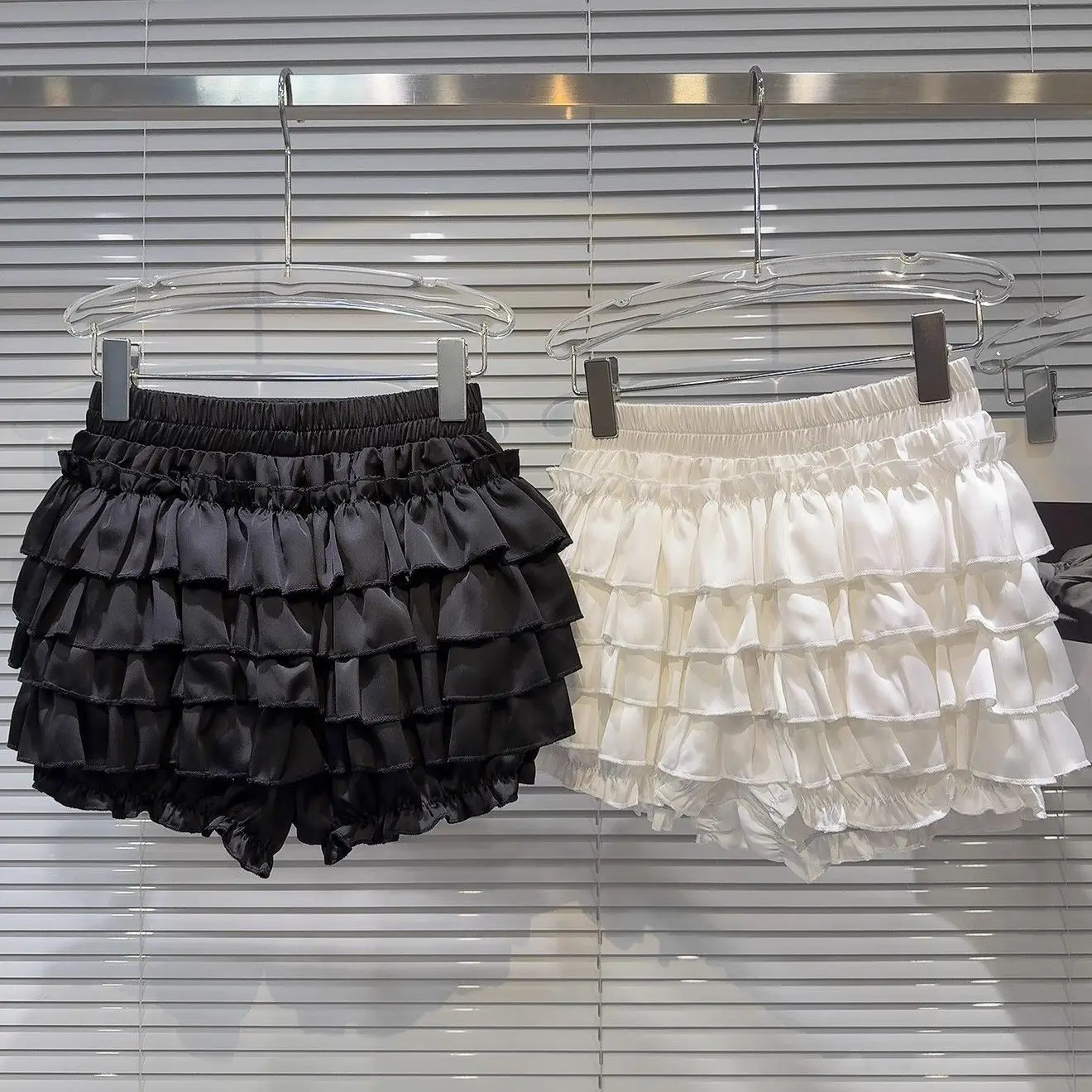 

2026 Summer New Multi-layer Ruffle Edge Tutu Cake Skirt Women