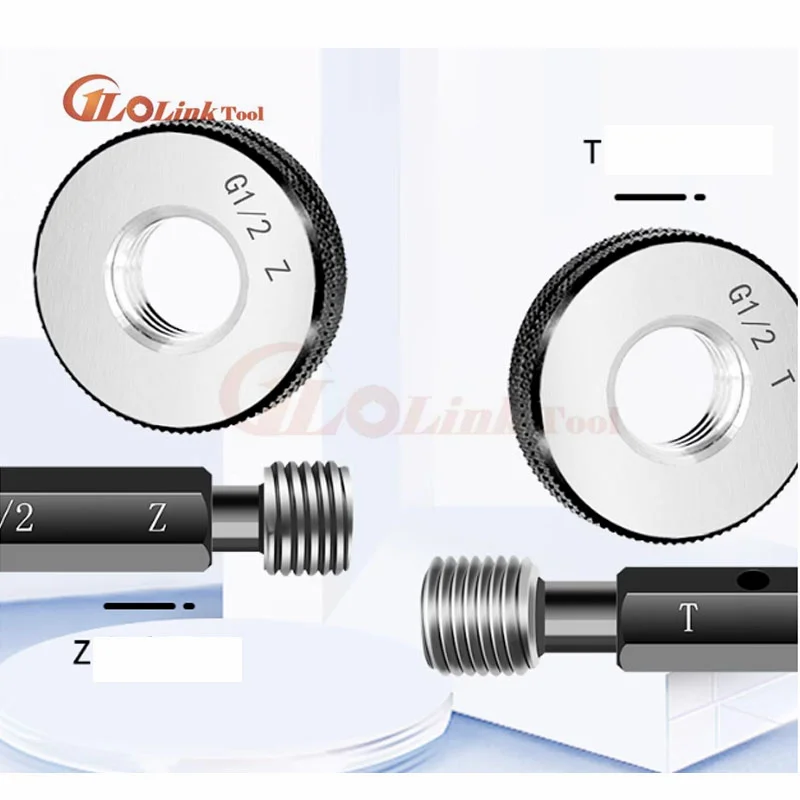 Thread ring gauge G pipe thread plug gauge Precision external Screw Gage Pitch Thread Test Tool G1/16 G1/8 G1/4 G3/8 G1/2 G3/4