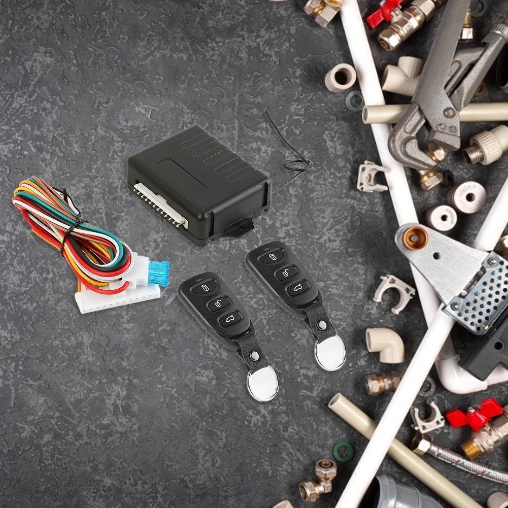 أنظمة إنذار السيارة العالمية السيارات عن بعد قفل مركزي قفل الباب بدون مفتاح مع نظام الدخول المركزي عن بعد قفل مركزي 410/T102 #2