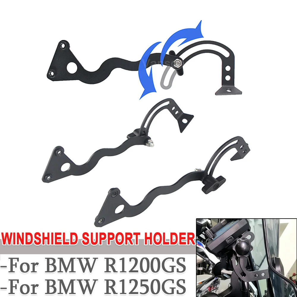 R1200GS Adventure 13-23 Windshield Support Holder Strengthen Kits For BMW R1250GS R1200GS Adventure 2013-2023 GS R1250 R1200 ADV