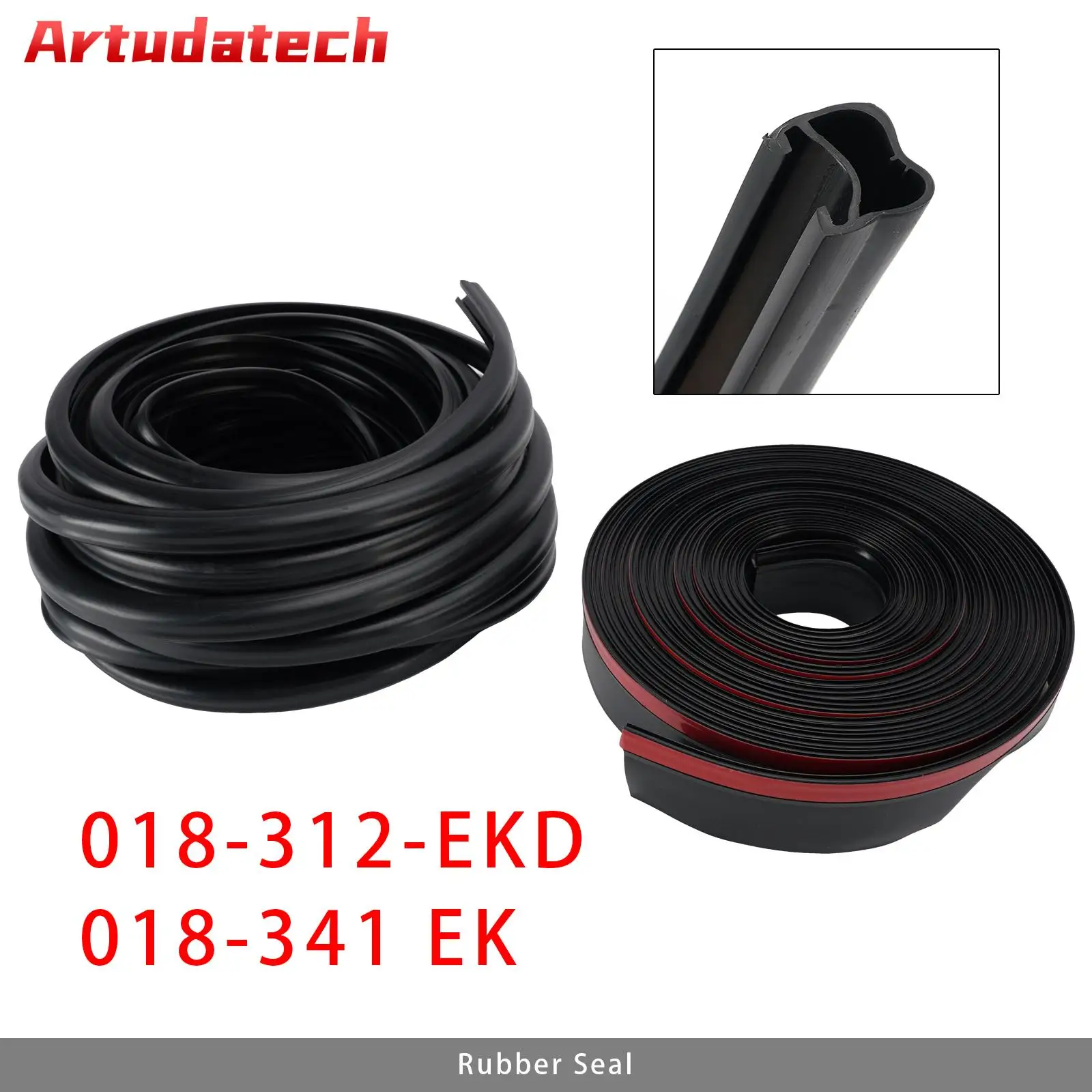 Artudatech RV Slide Out Seal Black Rubber 018-312-EKD & 018-341 EK Car Accessories