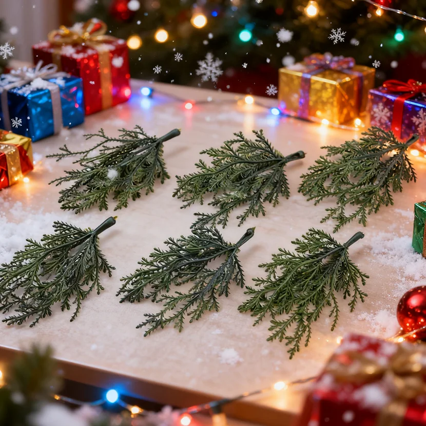 10/20 Stück MINI Weihnachtsbaum Bastelmaterialien Künstliche Pflanzen Heimdekoration Zubehör Sammelalbum Blume Zierblumentopf