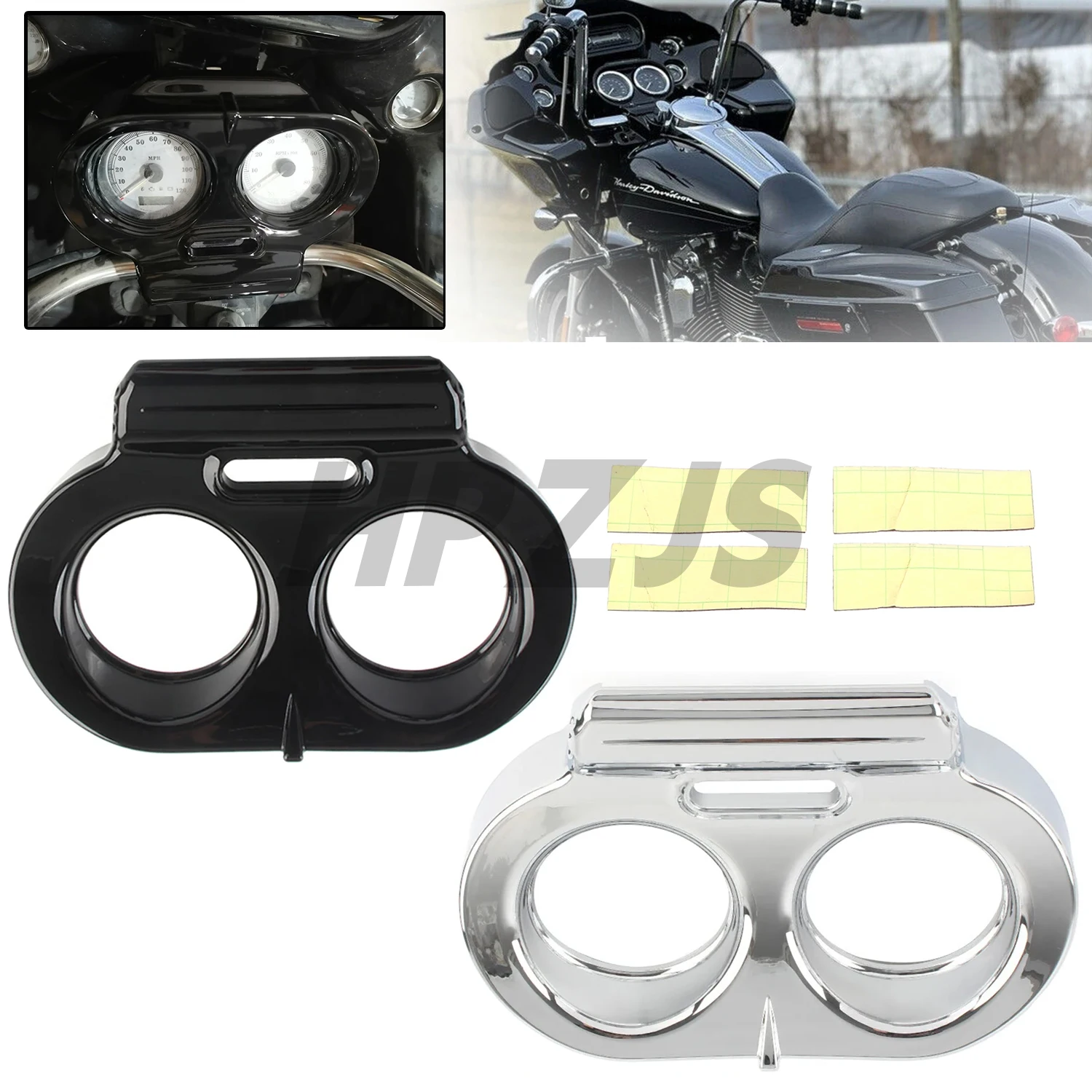 

​​​​Gauge Cover Nacelle Housing Fairing For Harley Motorcycle Davidson Road Glide FLTR Ultra FLTRU Custom FLTRX 1998-2013