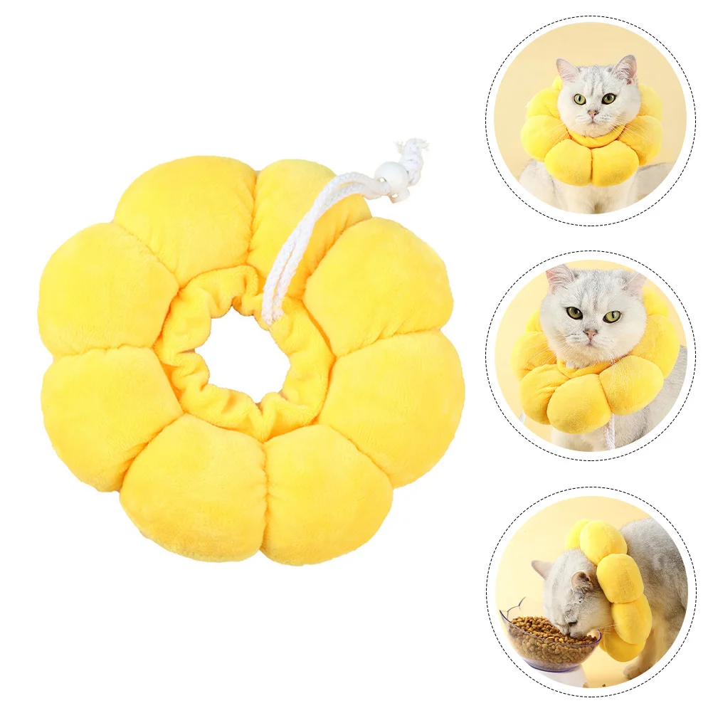 

1Pcs Pet Neck Collar Protective Recovery Cat Dog Anti-Lick Collar Post Operation Durable Light Weight Cute Design