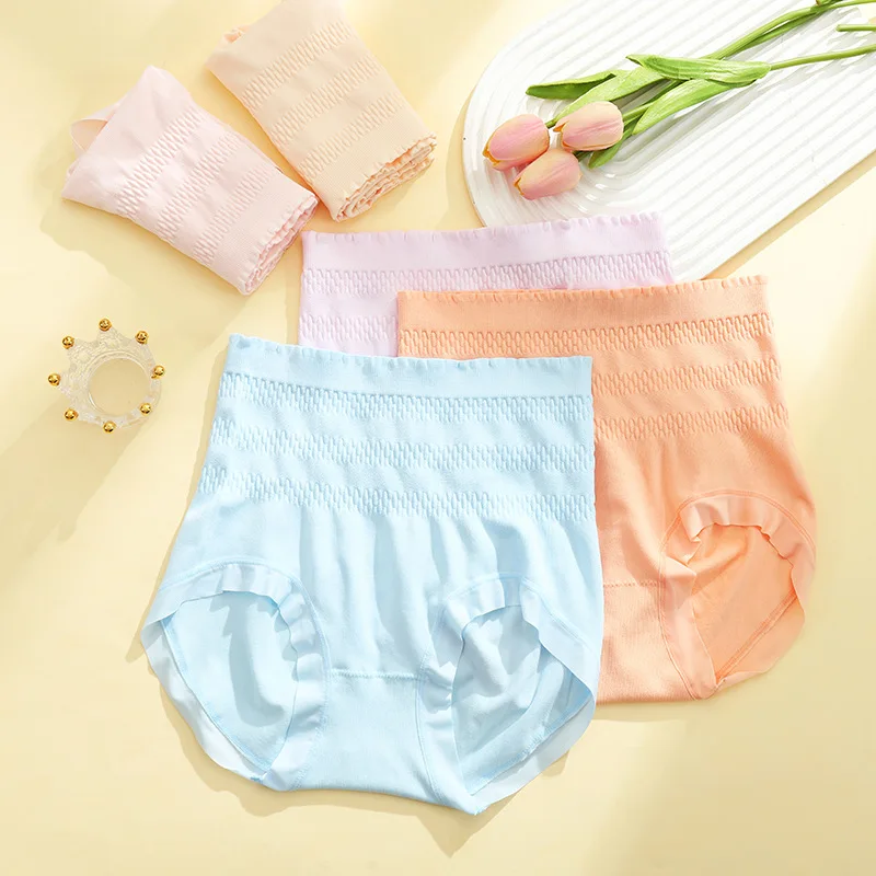 

Трусы-танга Dopamine Energetic для девушек, женские бесшовные трусы из чистого хлопка с эффектом утяжки и коррекции живота, больших размеров.