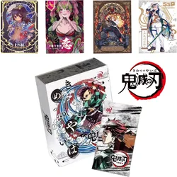 New Demon Slayer Collection Card Character Diamond Flash SZR SMR XXR Rare Collection Card Children Toy Gift