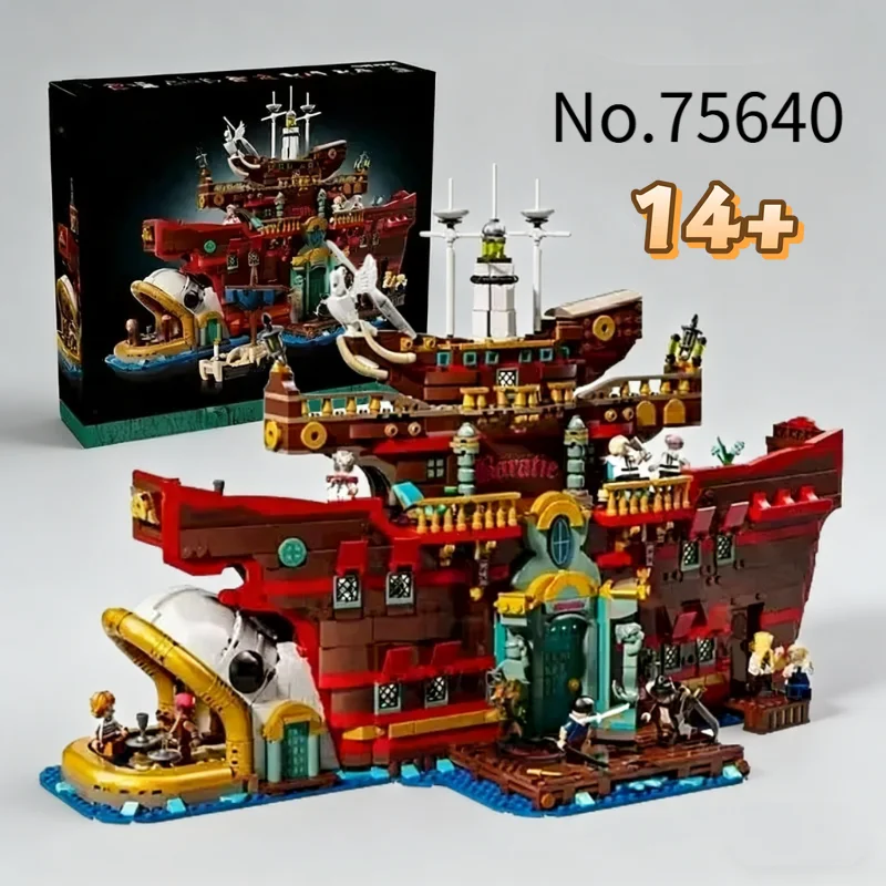 

3402pcs The Floating Restaurant Model Compatible Collection 75640 Building Blocks Craft Toys For Birthday And Festival Gifts