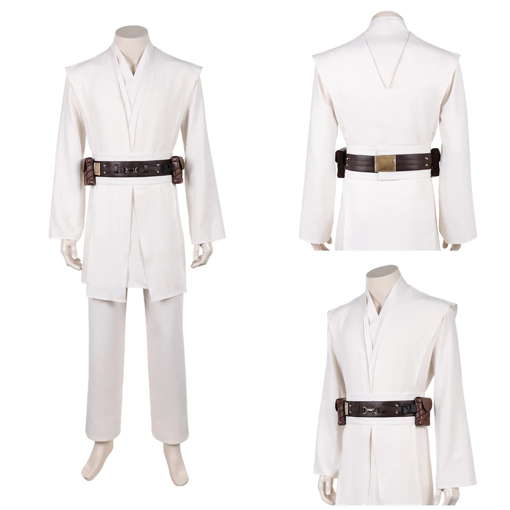 

Костюм для косплея Оби-Вана из фильма «Звездные войны»: верх и брюки, мужской наряд для Хэллоуина, карнавальный костюм, наряд для вечеринки, маскировка, ролевая игра, мужской костюм