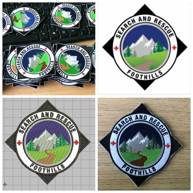 Prajna Parche bordado personalizado táctico para planchar y gancho - imagen 3
