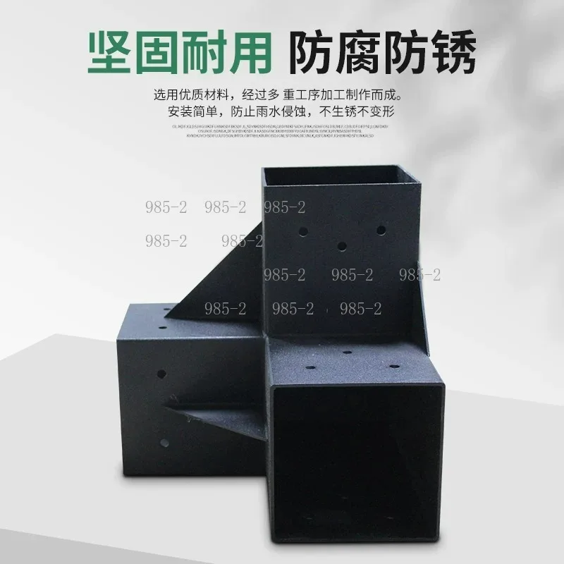 Heavy Duty 4x4 Pergola Corner Bracket Kit 3.5x3.5 3 & 4 Way Connectors for Gazebo Pergola Building