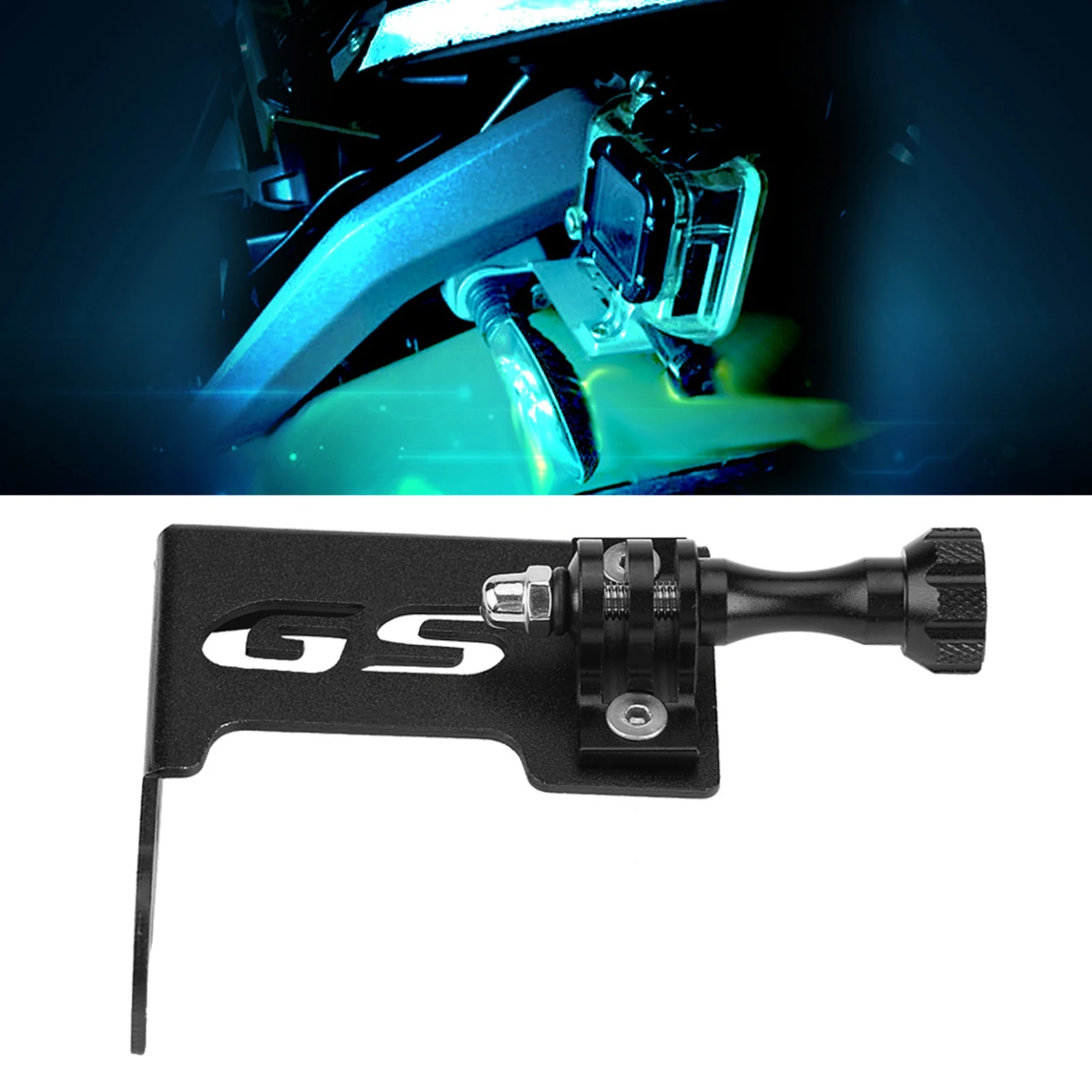 

Передний левый кронштейн для камеры мотоцикла, черный для BMW R1200GS LC R1200GS LC ADV для GoPro