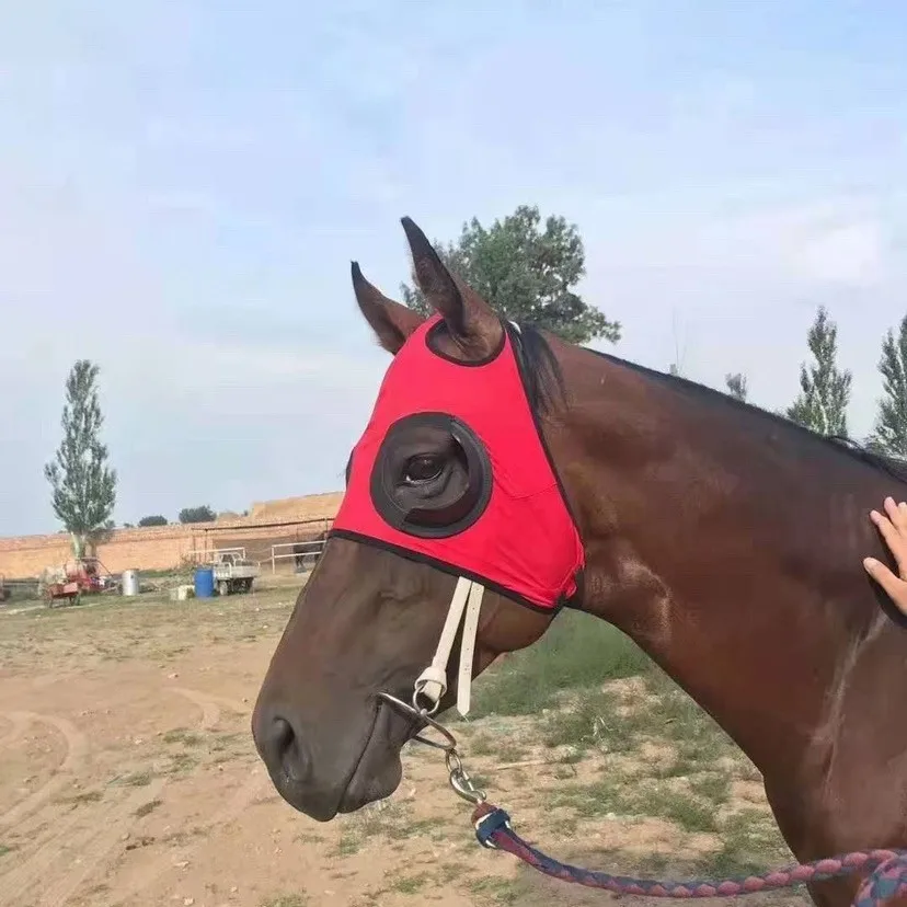 Harness Supplies Harness Cover, Windproof Eye Mask, Speed Race Goggles,Mesh Mask, Trachoma-Proof,  Equestrian equipment