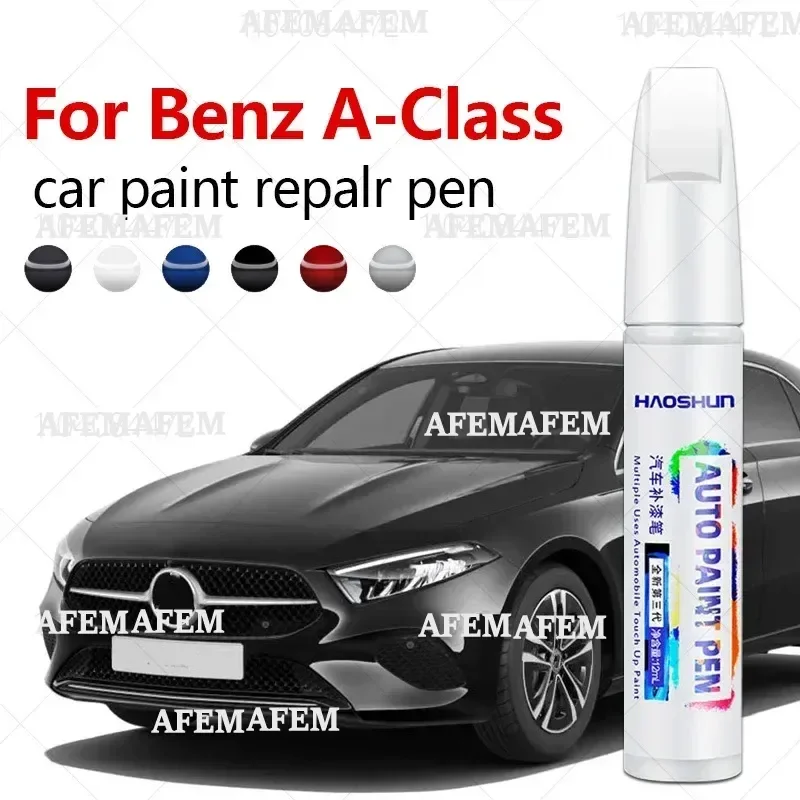 Paint Repair Pen Touch Up Scratch Remover DIY Auto Accessories Black White For Mercedes Benz A-Class 1997-2025 W169 W176 W177