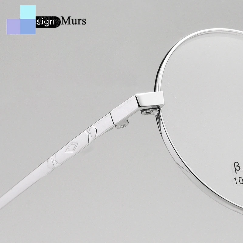 نظارات OLLYMURS العصرية للطلاب في سن المراهقة مقاس صغير من خليط معدني مستدير عتيق إطارات نظارات طبية للرجال والنساء