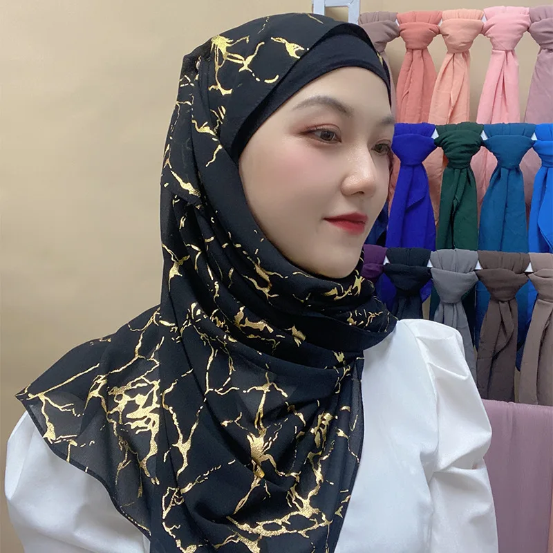 Hijab Scarf Soft Muslim Women Long Scarves Headband Turban Shawl Islamic Headscarf Head Wraps