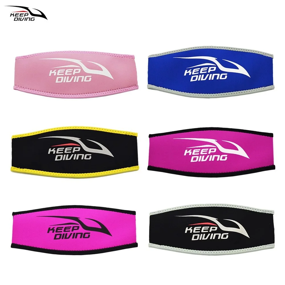 Neoprene Scuba Diving Mask Head Strap Cover Mask Padded Protect Long Hair Band Strap-Wrapper