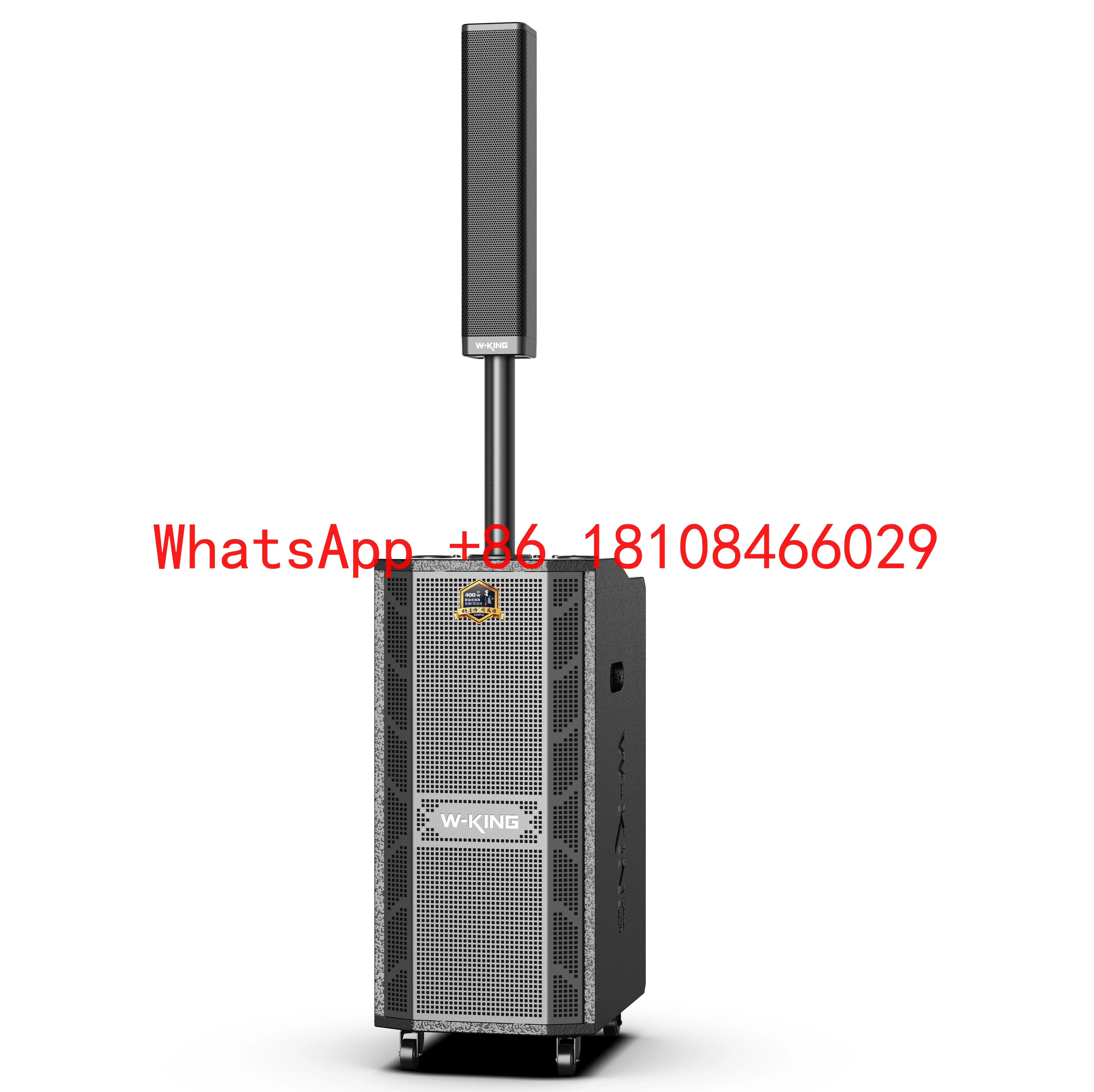 

W-King K20 Plus Line Array Loudspeaker 400W Loud Sound Card Wireless Speaker Guitar DJ Party Stage Outdoor Home Theater Karaoke