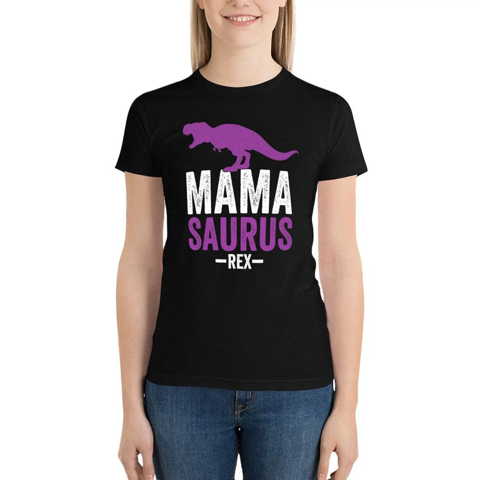 Mama Saurus Rex - Mother's Day - Mom Life T-Shirt lady clothes summer tops cute tops tees woman t shirt