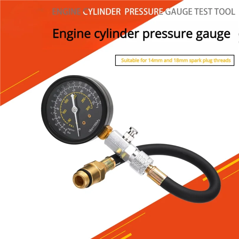 

Automotive Repair Tools Engine Cylinder Compression Test Gauge Inspection And Testing Gauge Tools