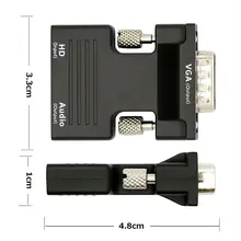 HDMI to VGA Converter with Audio 1080P #6