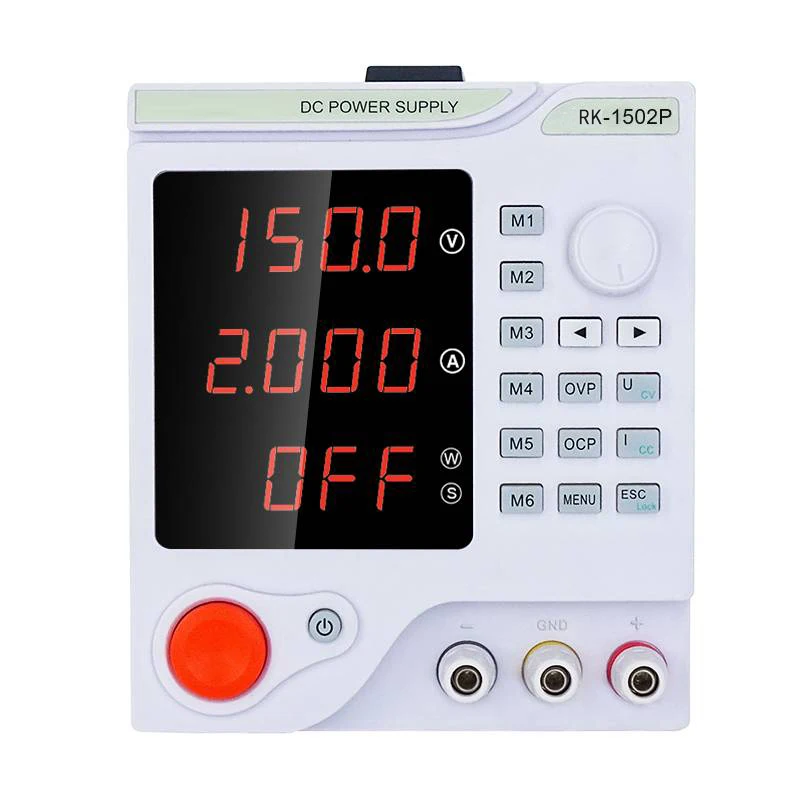 REK switching power supply programmable four-digit display 30V 5A 10mV 1mA 60V 5A 10mV 1mA 100V 3A 10mV 1mA 150V 2A 10mV 1mA