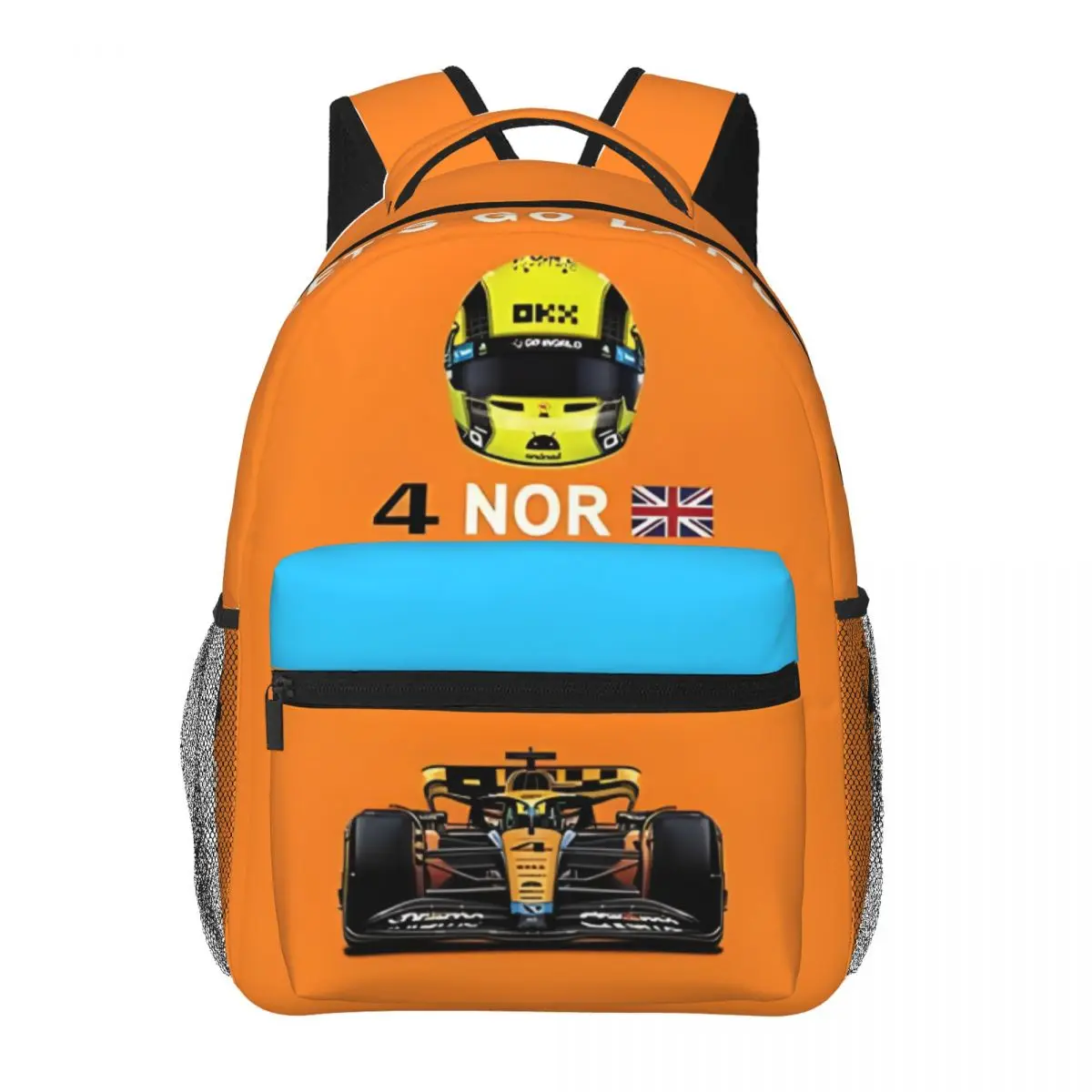 

Many Lando Norris Items 2023 F1 Racing Car Backpack for Men Women Fashion Student Business Daypack College Shoulder Bag 16in