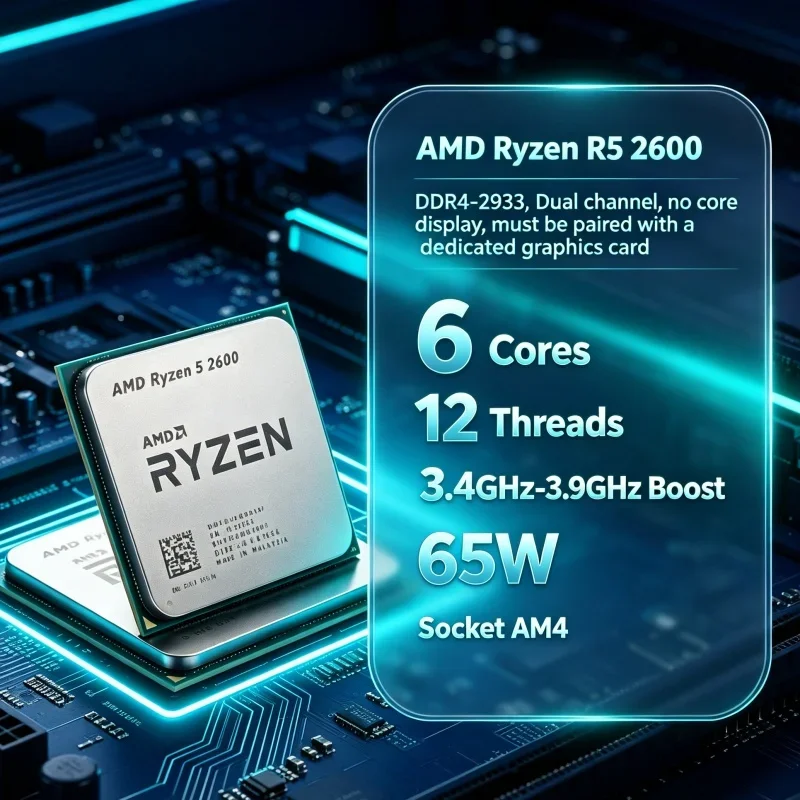 amd-ryzen-5-2600-r5-2600-processor-for-1080p-gaming-34ghz-6-core-12-threads-65w-am4-socket