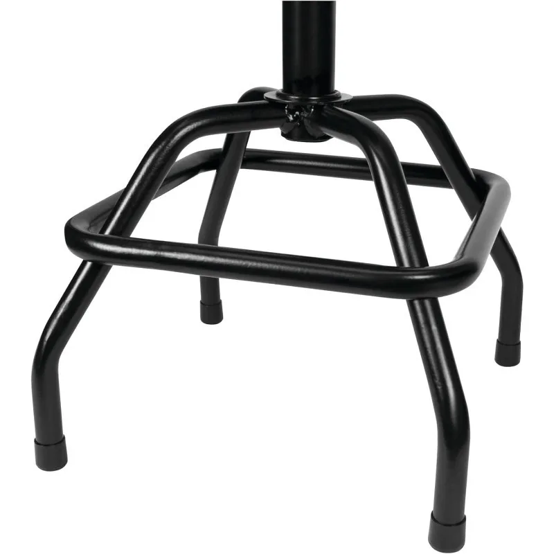 W85011 Adjustable Height Bar Stool, Pneumatic Swivel Bar Stool with Back Support