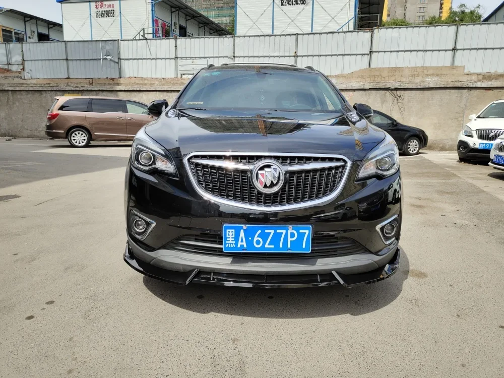 Buick Envision Bumper depan mobil 2017-2019 tahun, Bodykit dagu modifikasi bibir pada Bumper Spoiler dagu terang hitam