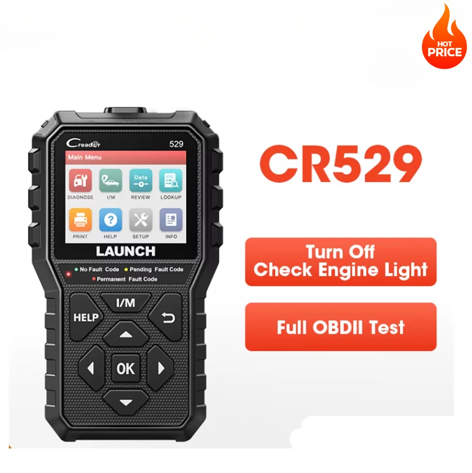 

Запуск Creader 529, сканер OBD2, автомобильный диагностический инструмент, считыватель кодов OBDII, считывание кодов неисправностей, сканирование OBD, считыватель кодов «сделай сам»