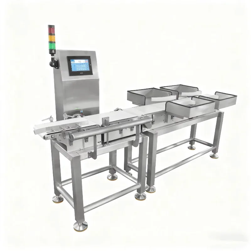 Industrial Automatic Weight Sorting Equipment - Multi-Range Capacity, Touchscreen Control, Suitable for Fruits, Seafood