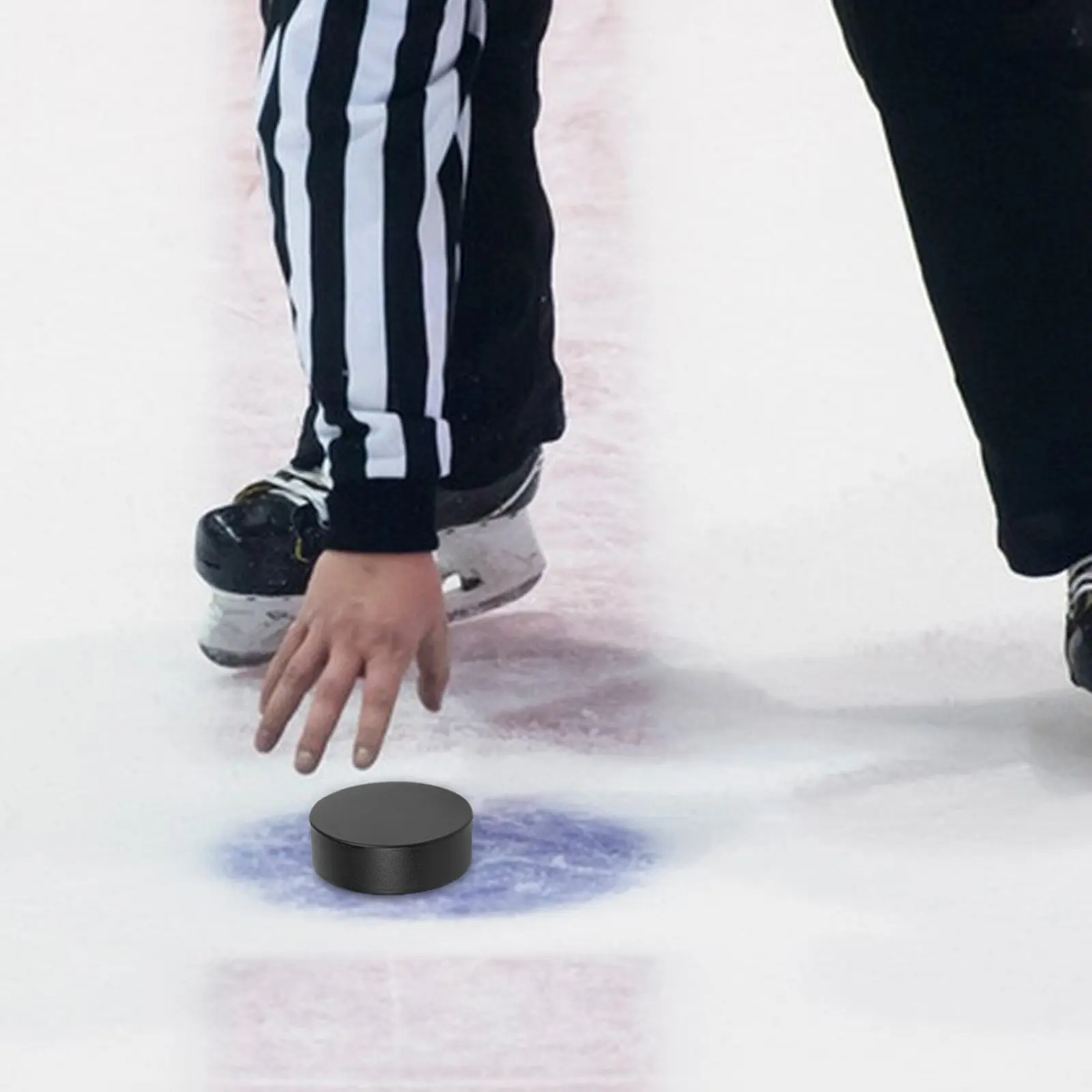 

Высокоизносостойкая черная хоккейная шайба из полиуретана, цельная конструкция, для тренировок по хоккею на льду, для использования в помещении и на улице, в комплекте с сумкой