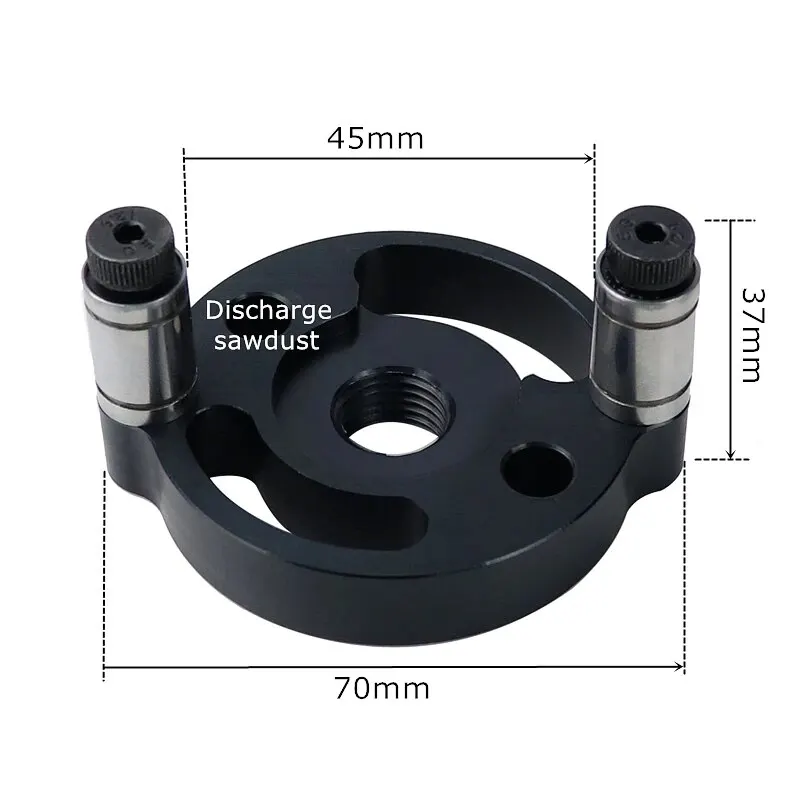 Jig di tassamento verticale 3-10mm perforatore per la lavorazione del legno localizzatore di guida per trapano autocentrante per strumenti di