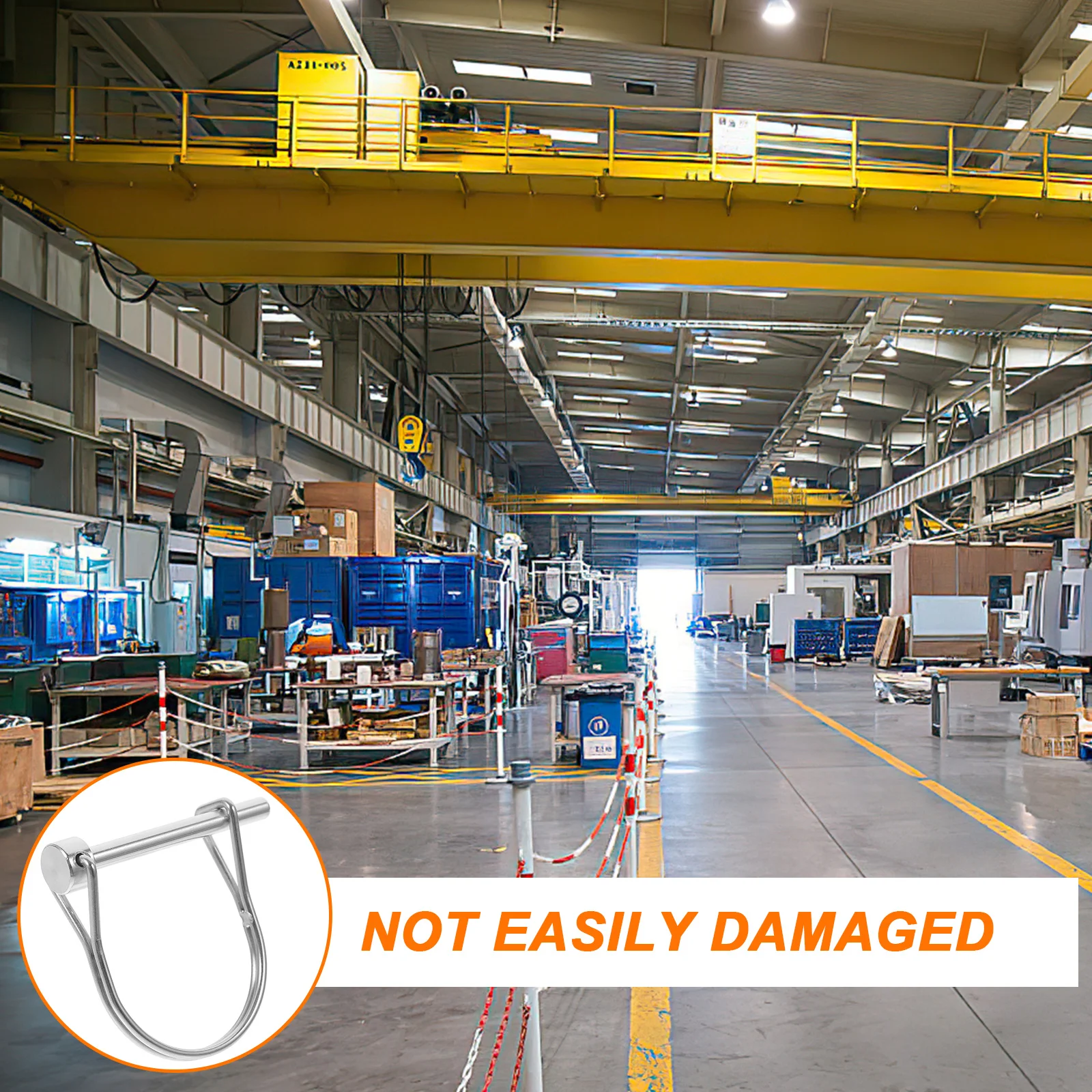 

Heavy Duty Stainless Steel Locking Pin Secure Trailer Hitch Pin with Easy Install Removable Design for Towing Equipment