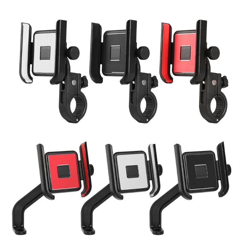 Dropshipping จักรยานรถจักรยานยนต์ Handlebar สำหรับจักรยานเสือภูเขาจักรยานพับสกู๊ตเตอร์ลด Jitter & เก็บโทรศัพท์มั่นคง