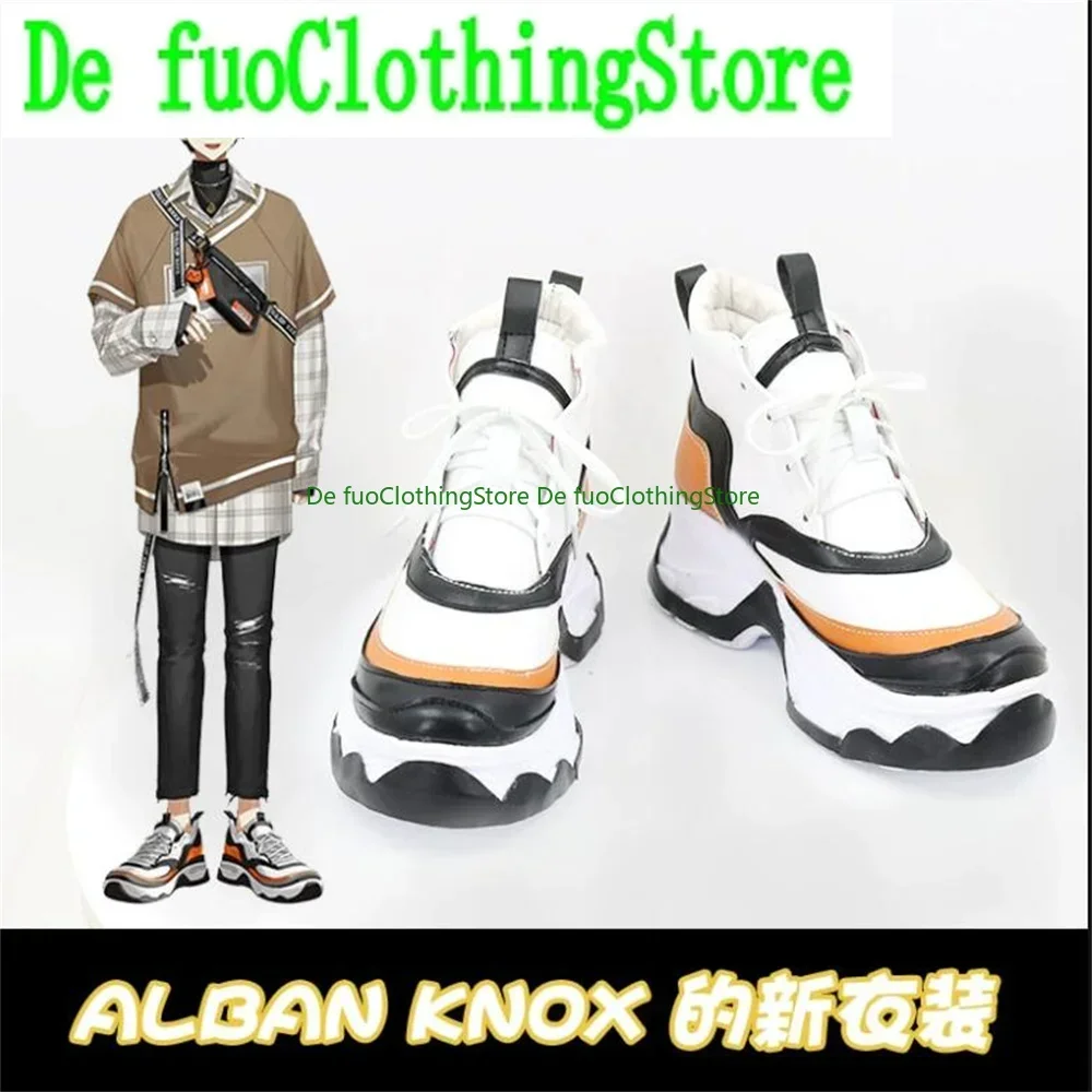 

Алба Knox Virtual YouTuber VTuber Обувь для косплея Сапоги Игры Аниме Хэллоуин Рождество DefuClothing Магазин обуви