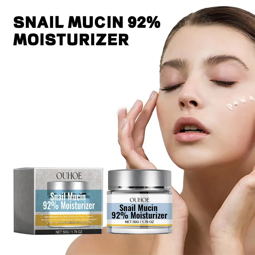 

2024 увлажняющий крем Snail Mucin 92% увлажняющий ежедневный увлажняющий крем для лица увлажнение восстановление гель крем для сухой чувствительной кожи