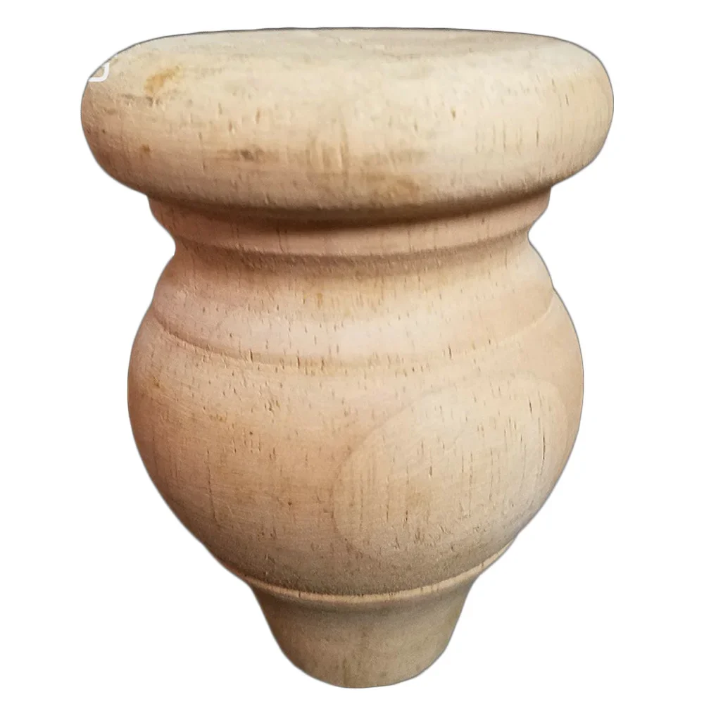 1PC 10cm European Style Solid Wood Carved Furniture Foot Legs Cabinet Seat Feets Vintage Home Desk Chair Decoration Accessories