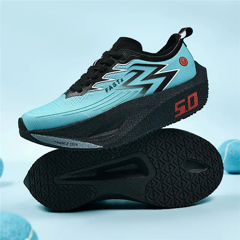 

Men Trainer Running Shoes Jogging Cushioning Race Sneakers Couple Outdoor Luxury shoes Off-road Shoes Breathable Mesh Non-Slip
