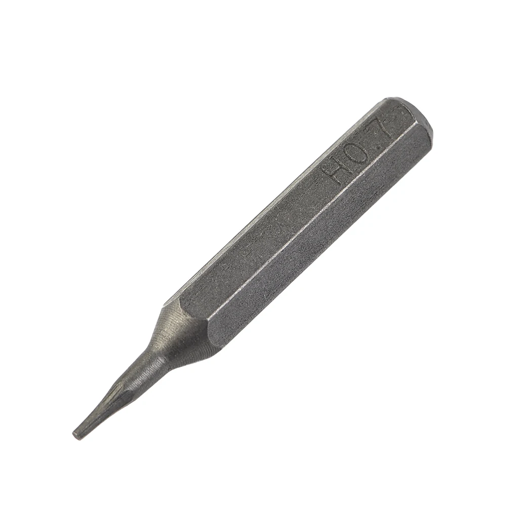 H4×28mm Hex Screwdriver Bits H0.7 H0.9 H1.5 H-2 H3 H4 4mm Hex Shank Electric Screwdrivers  Hexagon Head-Allen Wrench Drill Bits