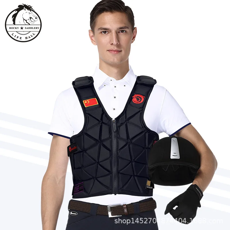 Equestrian Protective Vest - White Label - Horse Riding Safety Gear & Equestrian Supplies