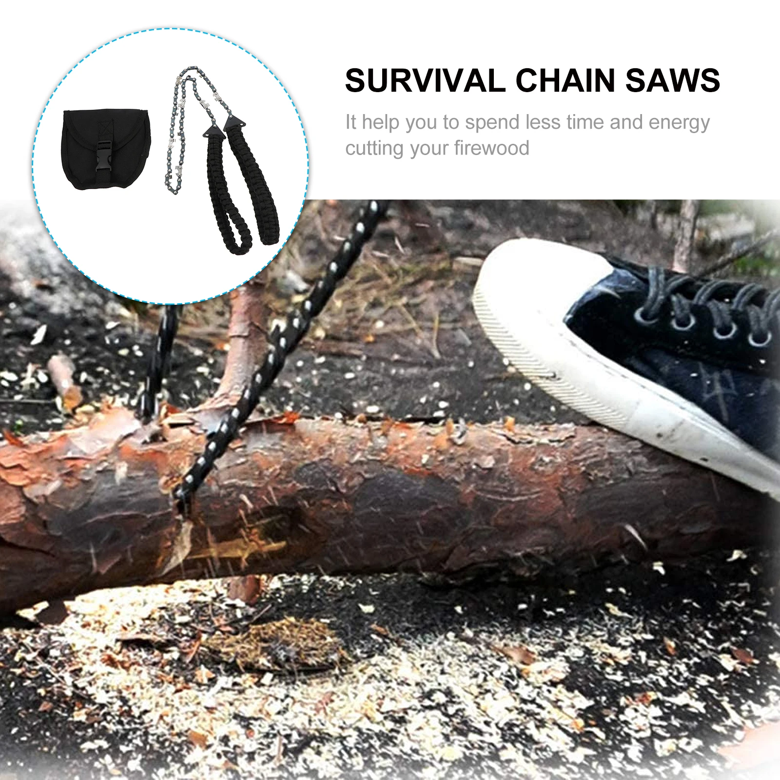 

Handheld Wire Pocket Miniature Garden Logging Chain Emergency Portable Outdoor Folding Hand Zipper Blade Multipurpose