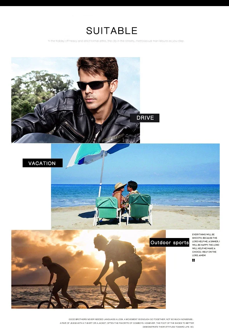 Modische Polarisierte Outdoor-Sport-Sonnenbrille für Männer und Frauen Retro Angelbrille Tourismus Sonnenschutz UV400-Schutz – Detail 15